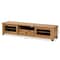 Baxton Studio Beasley Modern and Contemporary Oak Brown Finished Wood 1-Drawer TV Stand 190-11999-ZORO - alternate 9